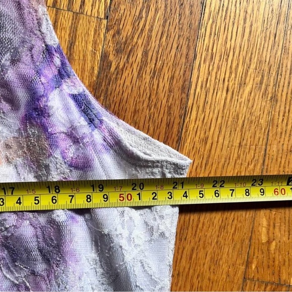 Brittany Black Floral Lace Sleeveless Top • Elegant Dressy Tank • Plus Size 2X - Picture 5 of 6